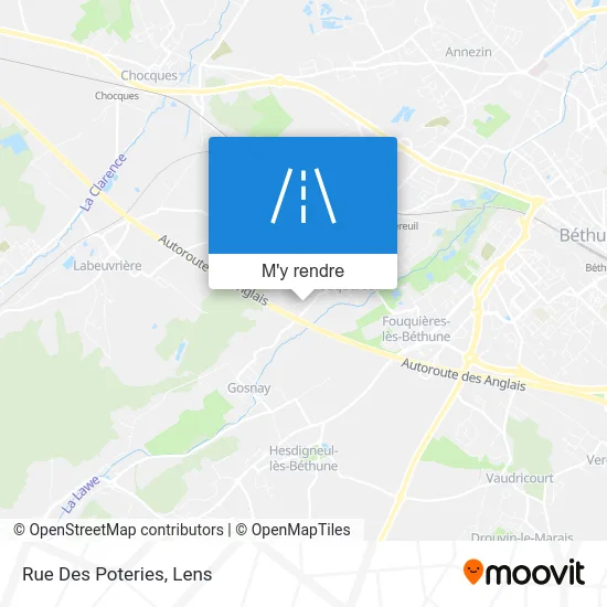 Rue Des Poteries plan