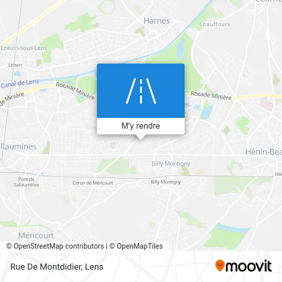 Rue De Montdidier plan