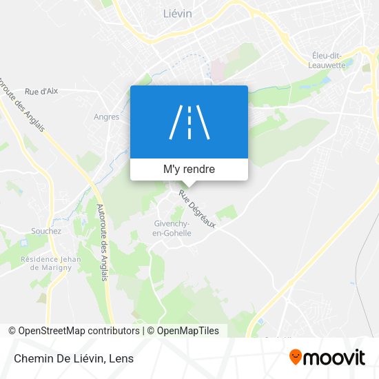 Chemin De Liévin plan