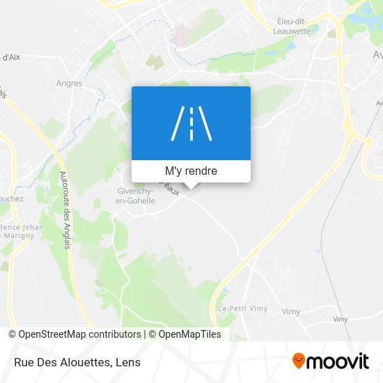 Rue Des Alouettes plan