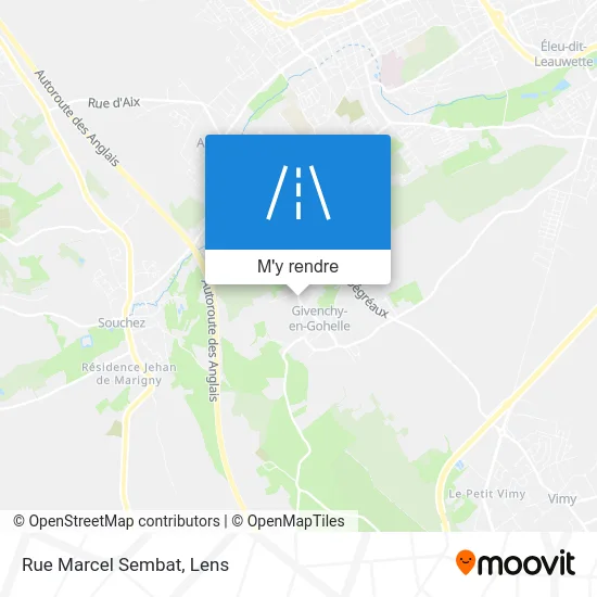 Rue Marcel Sembat plan