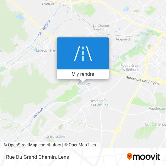 Rue Du Grand Chemin plan