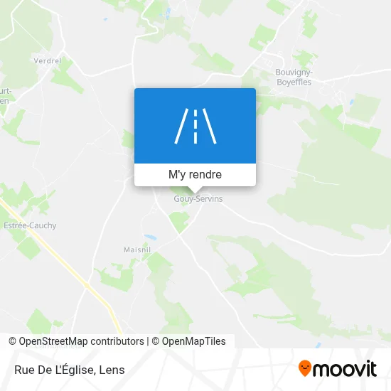 Rue De L'Église plan