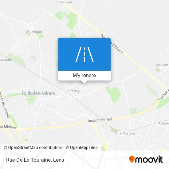 Rue De La Touraine plan