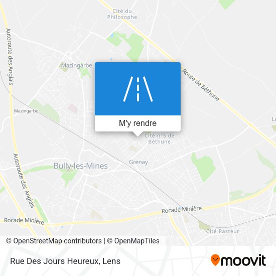 Rue Des Jours Heureux plan