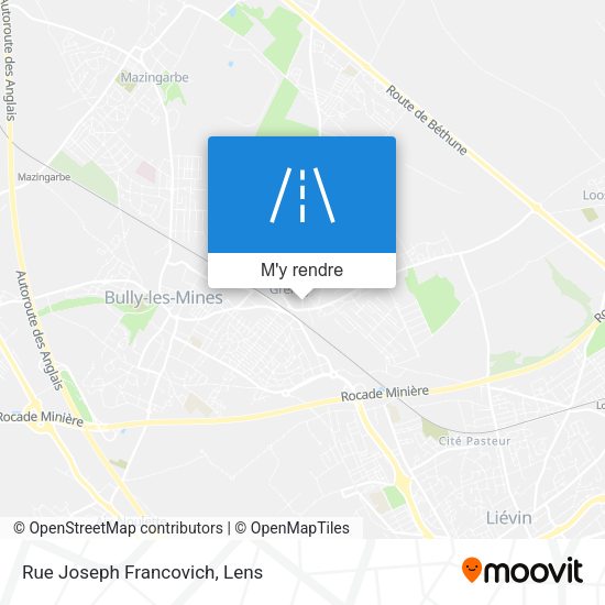 Rue Joseph Francovich plan