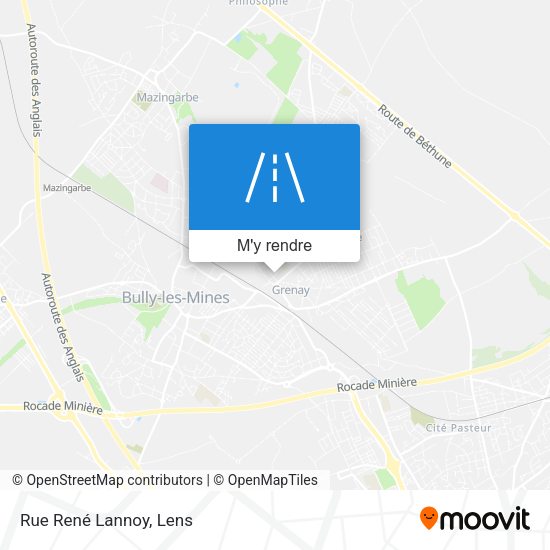 Rue René Lannoy plan