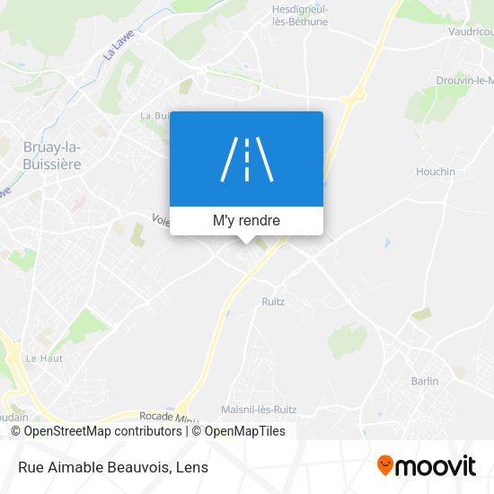 Rue Aimable Beauvois plan