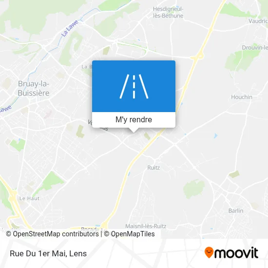 Rue Du 1er Mai plan