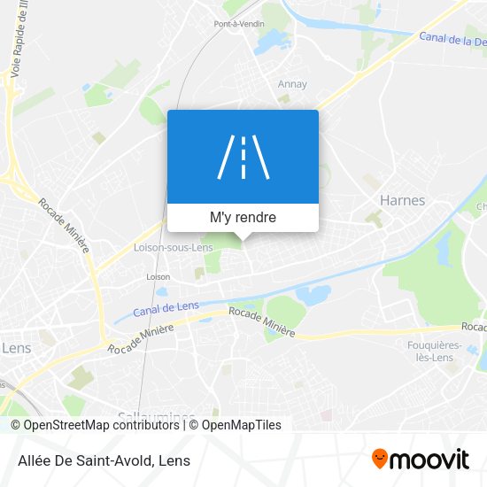 Allée De Saint-Avold plan