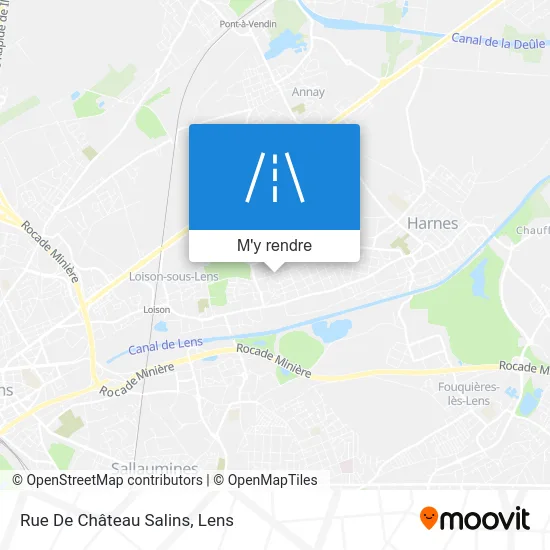 Rue De Château Salins plan