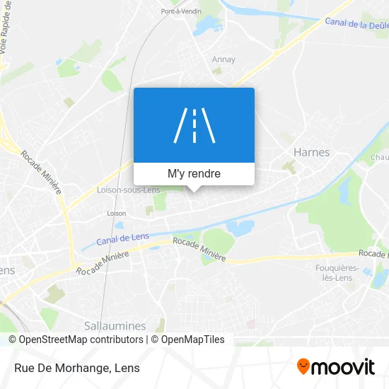 Rue De Morhange plan