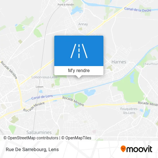 Rue De Sarrebourg plan