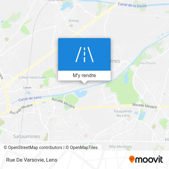 Rue De Varsovie plan