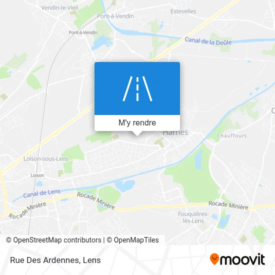 Rue Des Ardennes plan