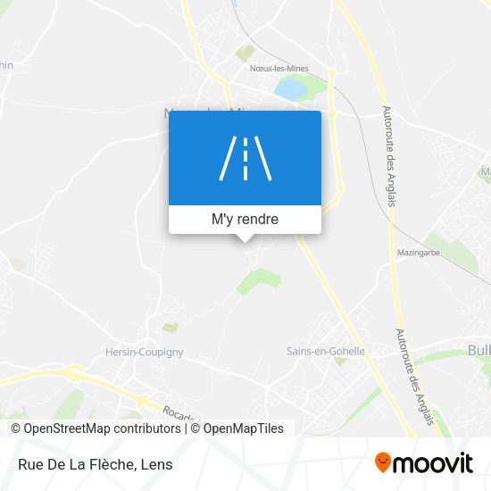Rue De La Flèche plan