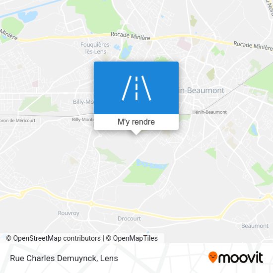 Rue Charles Demuynck plan