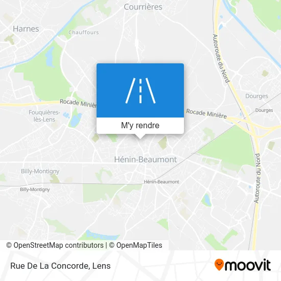 Rue De La Concorde plan