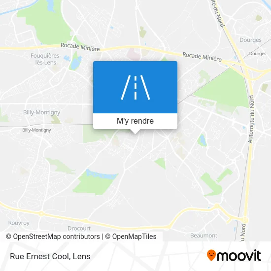 Rue Ernest Cool plan