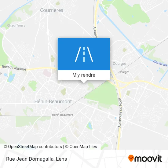 Rue Jean Domagalla plan