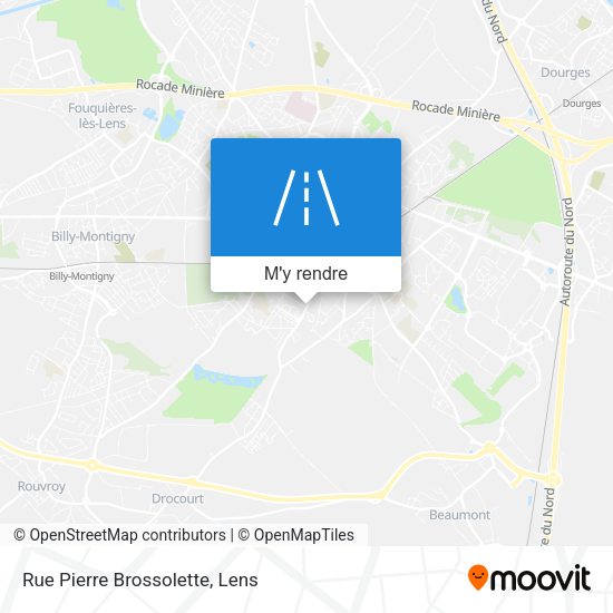 Rue Pierre Brossolette plan