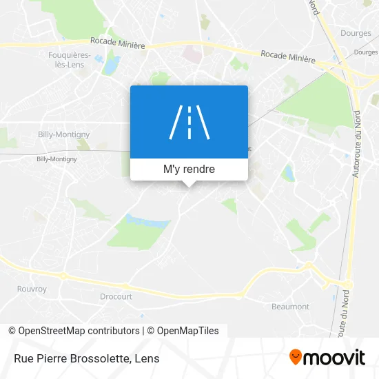 Rue Pierre Brossolette plan