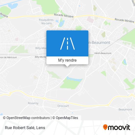 Rue Robert Salé plan