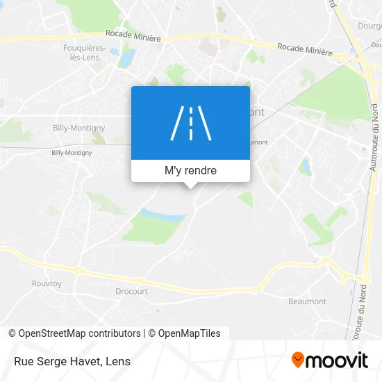 Rue Serge Havet plan