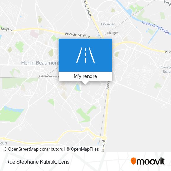Rue Stéphane Kubiak plan
