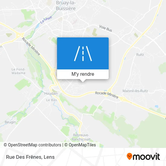 Rue Des Frênes plan