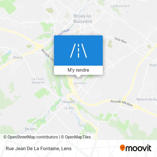 Rue Jean De La Fontaine plan