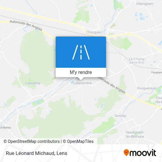 Rue Léonard Michaud plan