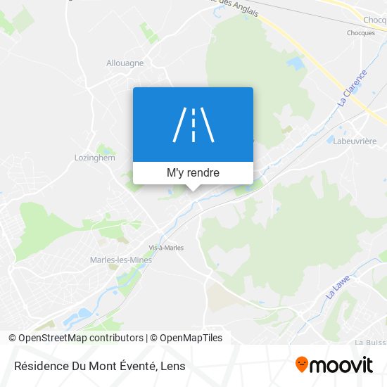 Résidence Du Mont Éventé plan