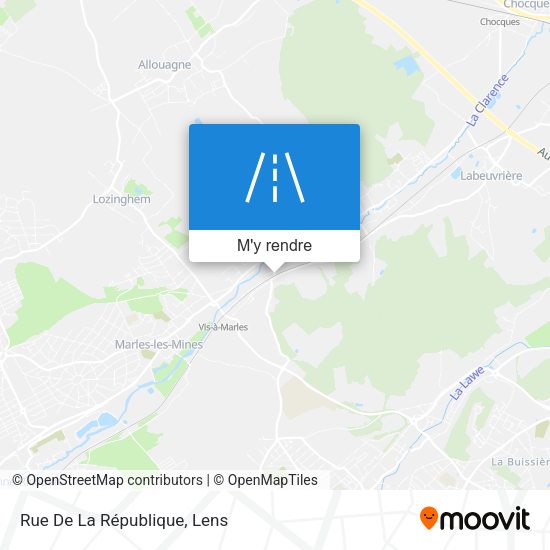 Rue De La République plan