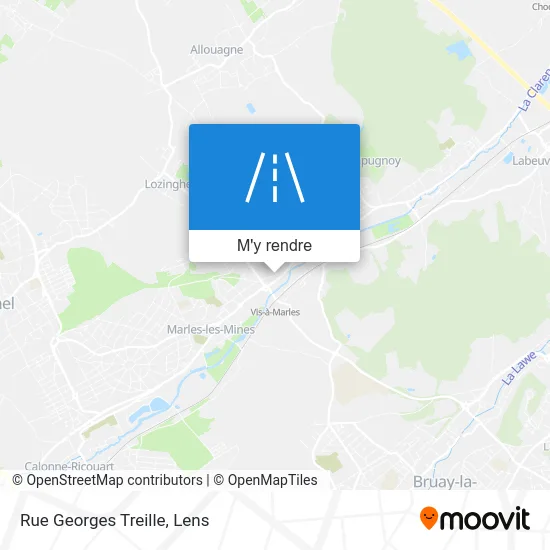 Rue Georges Treille plan