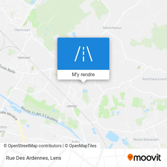 Rue Des Ardennes plan