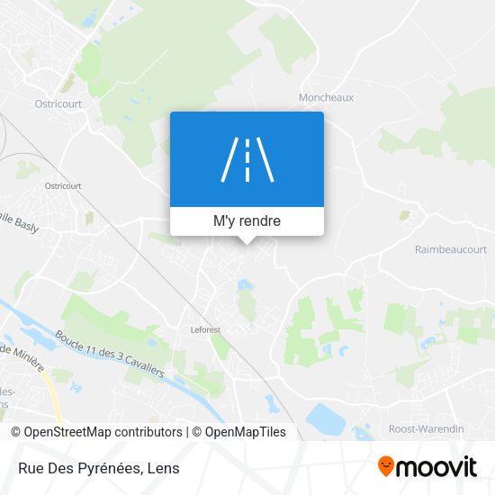 Rue Des Pyrénées plan