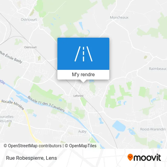 Rue Robespierre plan