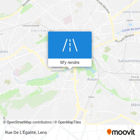 Rue De L'Égalité plan