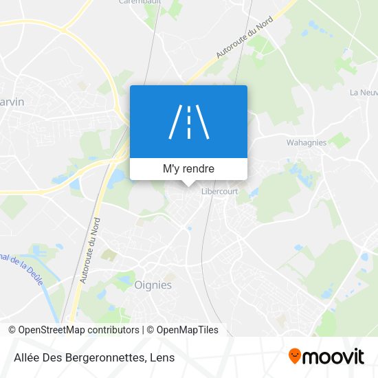 Allée Des Bergeronnettes plan