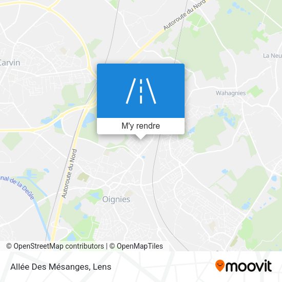Allée Des Mésanges plan