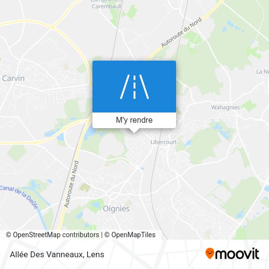 Allée Des Vanneaux plan