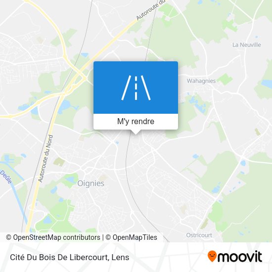 Cité Du Bois De Libercourt plan