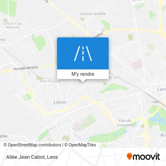 Allée Jean Cabot plan