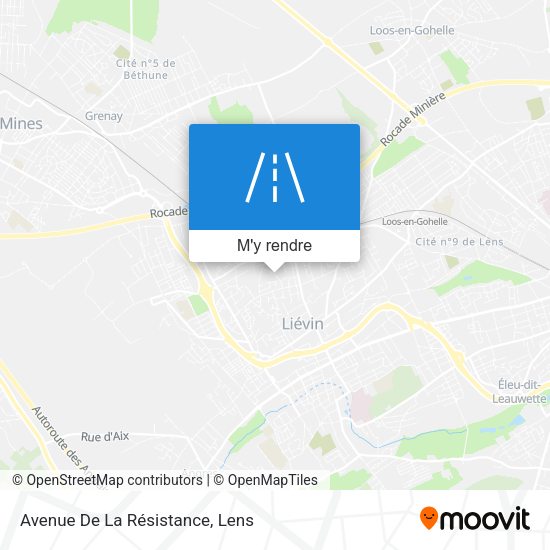 Avenue De La Résistance plan