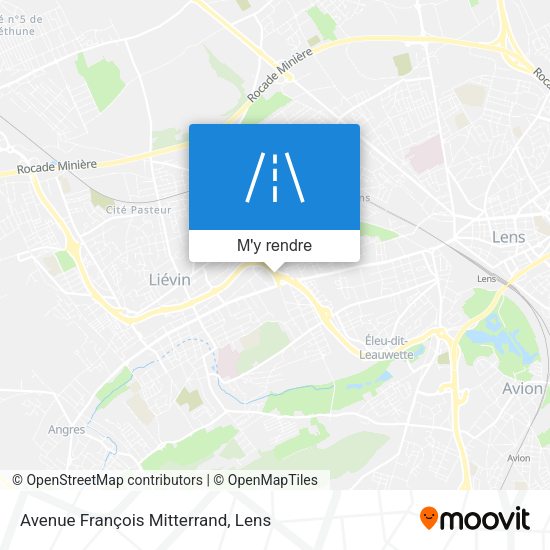 Avenue François Mitterrand plan