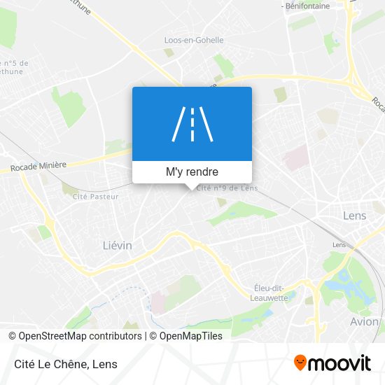 Cité Le Chêne plan
