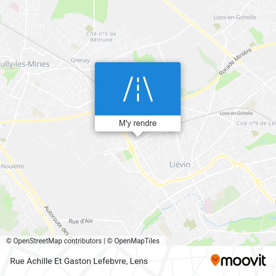 Rue Achille Et Gaston Lefebvre plan