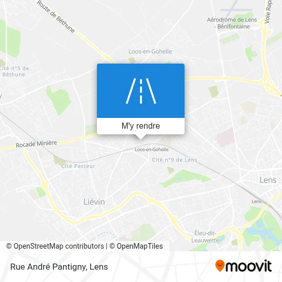 Rue André Pantigny plan