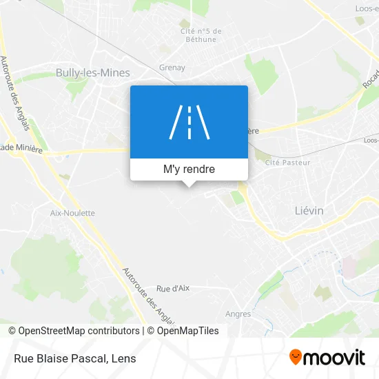 Rue Blaise Pascal plan